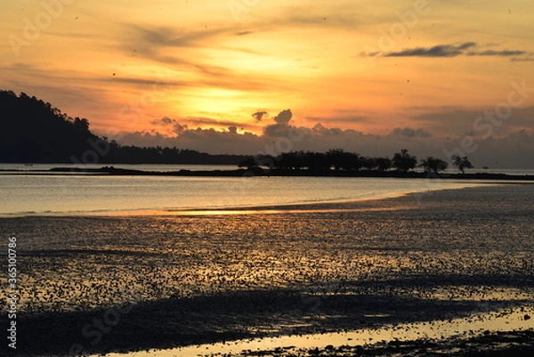 Obraz sunset at the beach