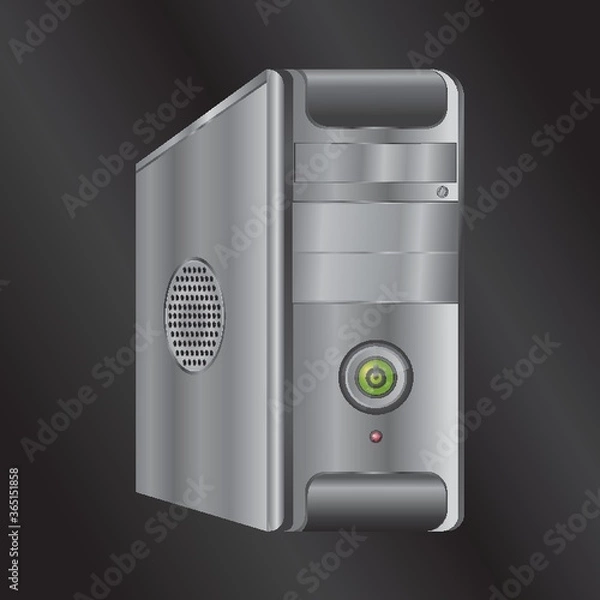 Fototapeta computer case