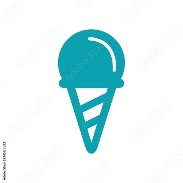 Fototapeta ice cream cone