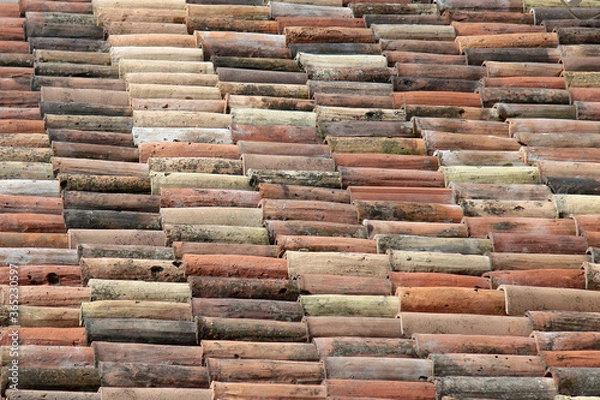 Fototapeta Tiled roof