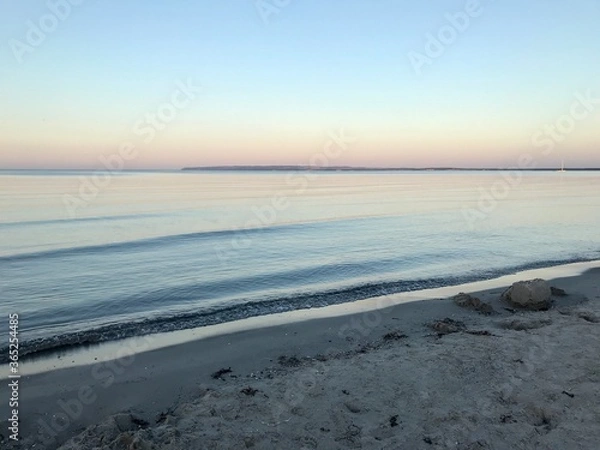 Fototapeta beach at sunset