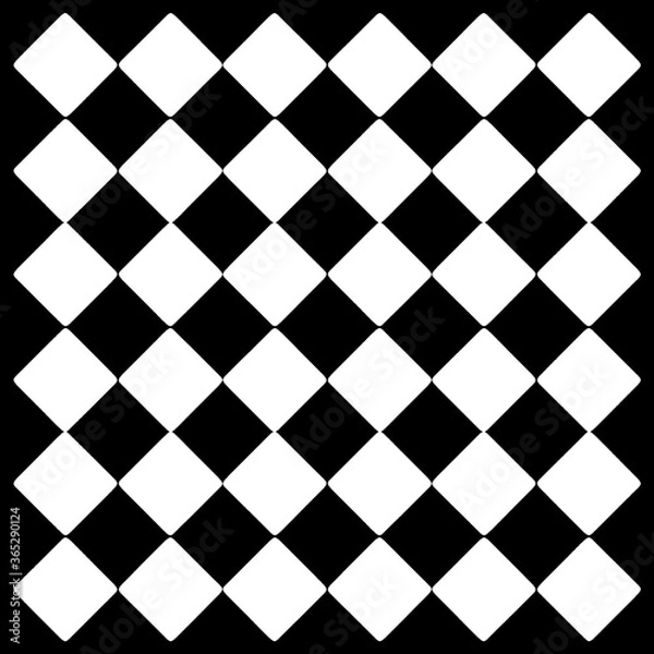 Fototapeta black and white checkered background