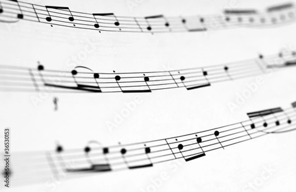 Obraz Sheet Music Notes