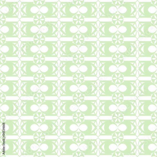 Fototapeta Seamless floral pattern