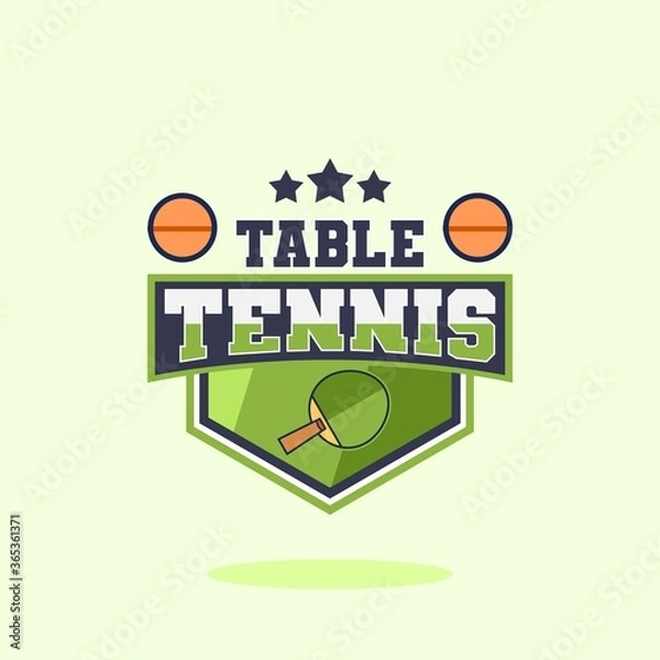 Obraz Table Tenis Logo Template Vector Design