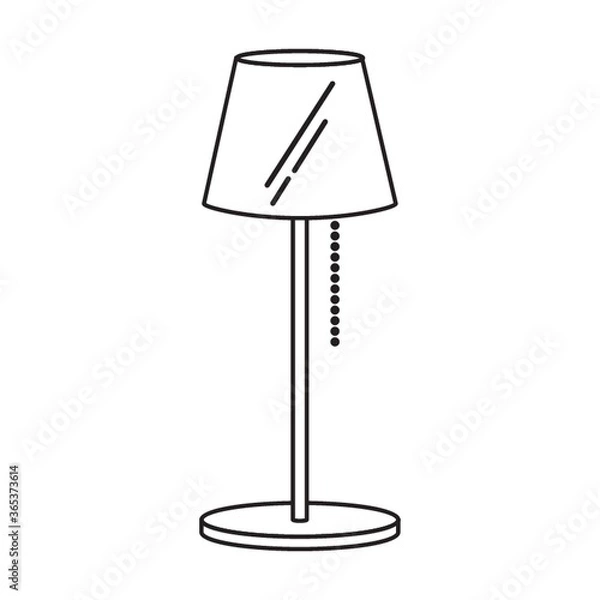 Fototapeta floor lamp