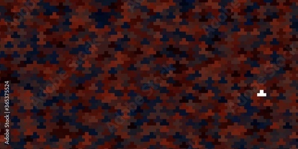 Fototapeta Dark Blue, Red vector backdrop with rectangles. Abstract gradient illustration with colorful rectangles. Design for your business promotion.