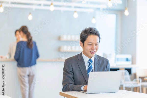 Fototapeta ビジネスマン　ポートレート　スーツ