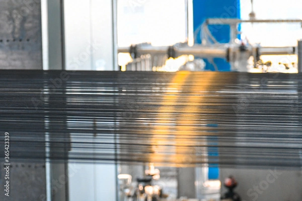 Obraz polymer threads in the production process