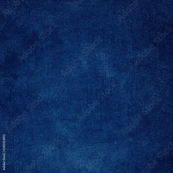 Fototapeta dark blue canvas papyrus background.grunge background texture