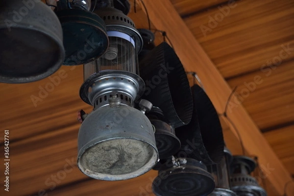 Obraz Old lamps from ancient times.