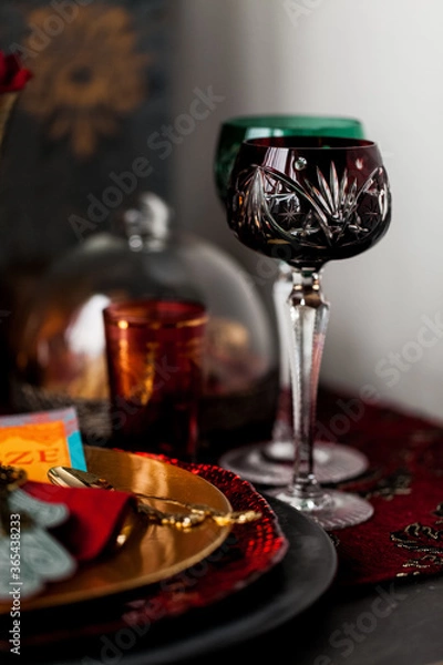 Obraz Gedeckter Tisch für einen orientalischen Abend