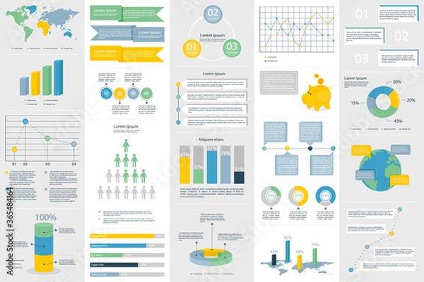 Obraz Infographic elements vector