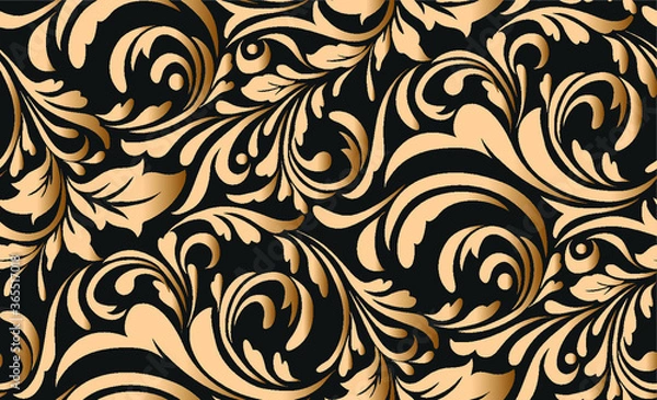 Obraz Damask seamless pattern