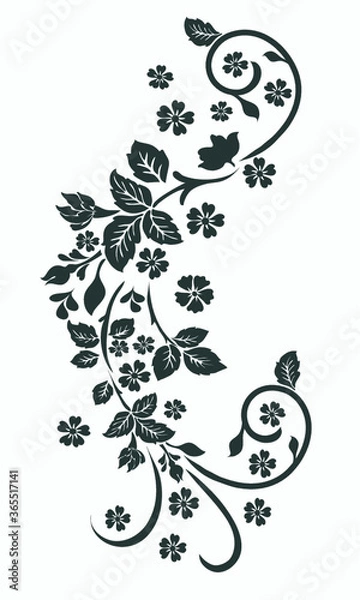 Obraz flower motif design element