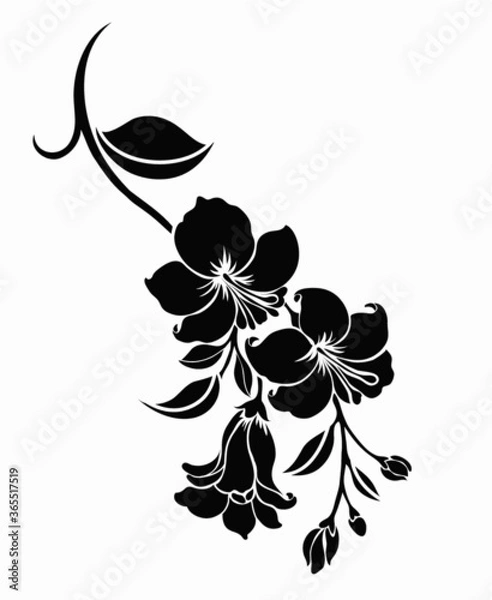 Obraz flower motif design element