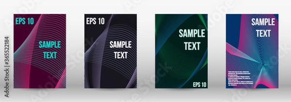 Obraz Geometric template with lines 