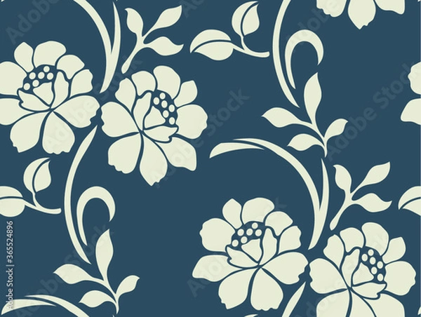 Obraz seamless floral background	