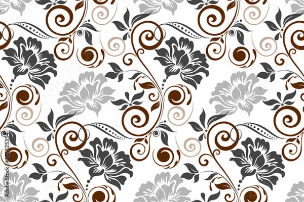Obraz seamless floral background	