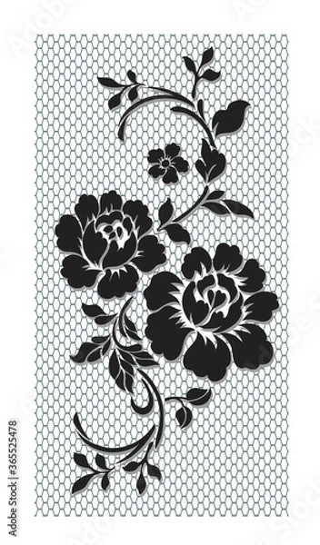 Obraz flower motif design element