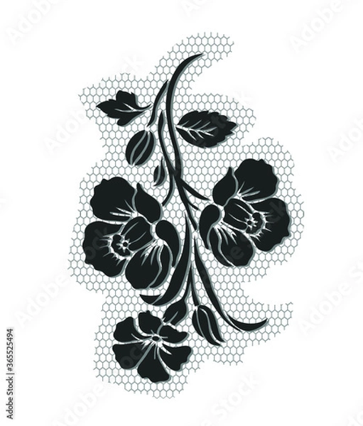 Obraz flower motif design element