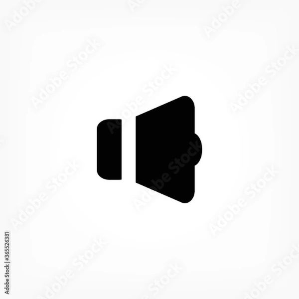 Fototapeta Speaker vector icon , lorem ipsum Flat design