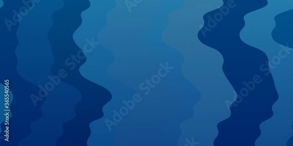 Fototapeta Light BLUE vector background with curved lines. Bright illustration with gradient circular arcs. Smart design for your promotions.