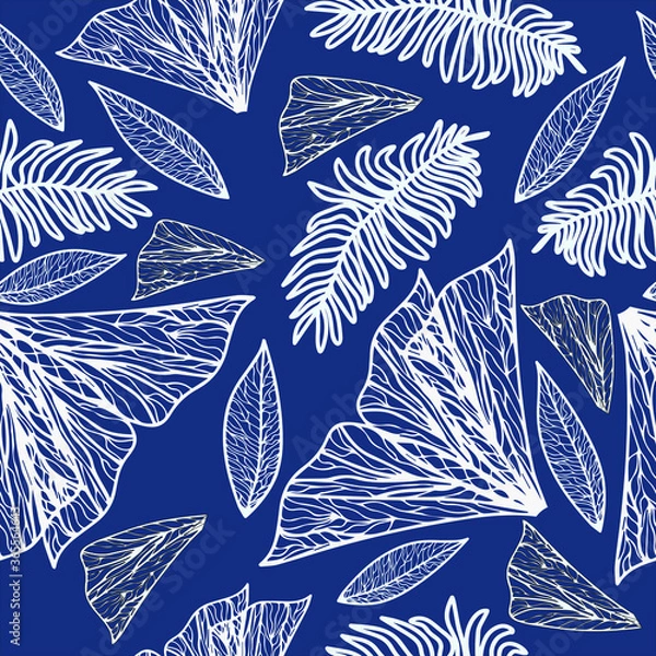 Obraz seamless pattern with leaves