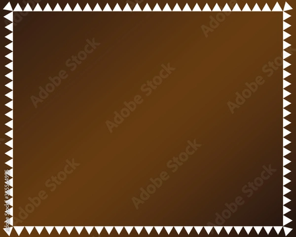 Obraz brown border frame