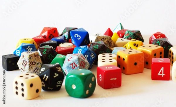 Fototapeta Many Dice