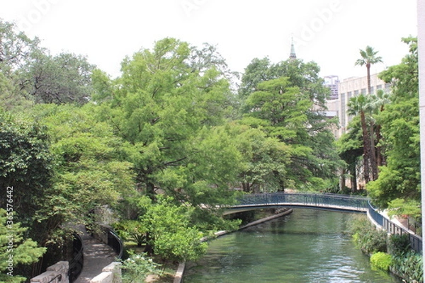 Fototapeta Rivercenter landscape