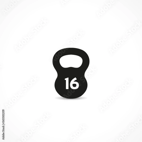 Fototapeta weight vector icon