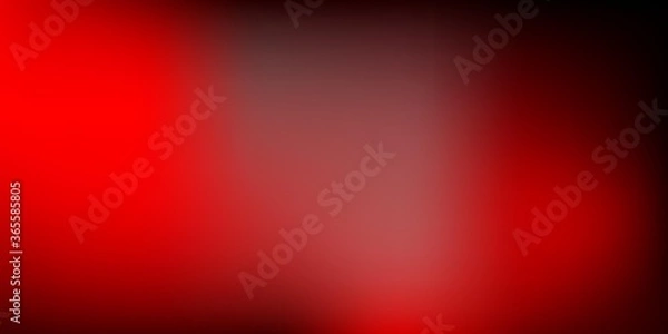 Fototapeta Dark Red vector blurred template.
