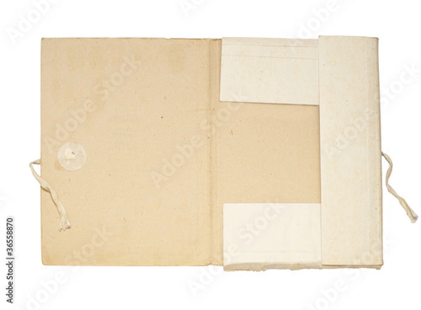 Fototapeta Open old folder