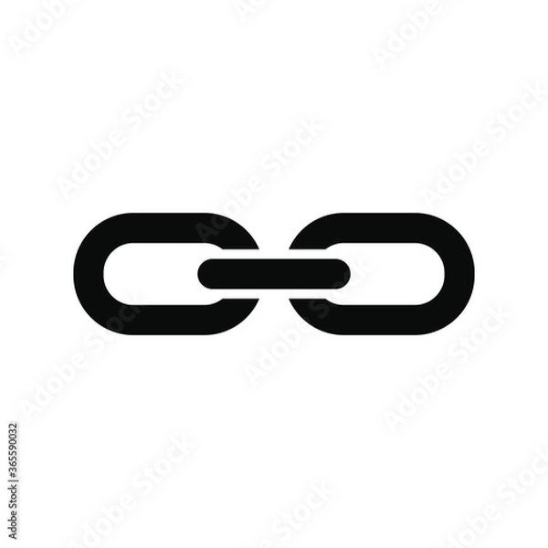 Fototapeta Chain icon vector logo design template