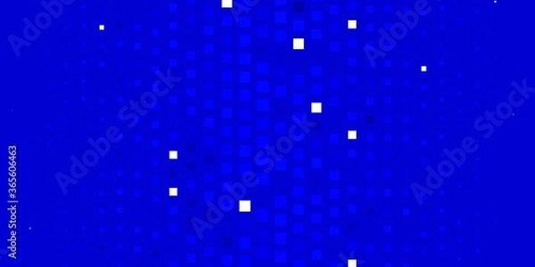 Fototapeta Light BLUE vector background with rectangles. Rectangles with colorful gradient on abstract background. Template for cellphones.