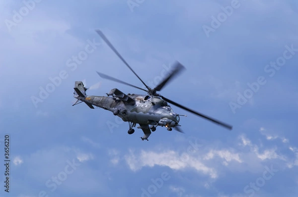 Obraz mi 24 hind soviet heavy attack helicopter