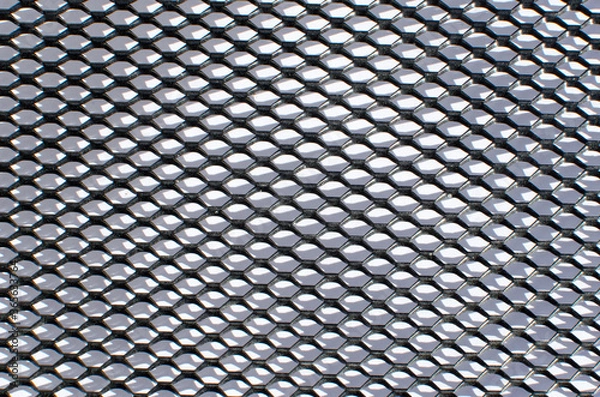 Obraz metal grid background