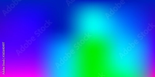 Obraz Dark Multicolor vector gradient blur pattern.