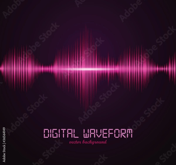 Obraz Digital waveform