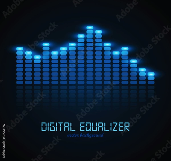 Obraz Digital Equalizer