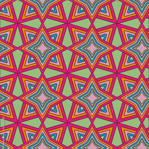 Fototapeta Pattern with stars