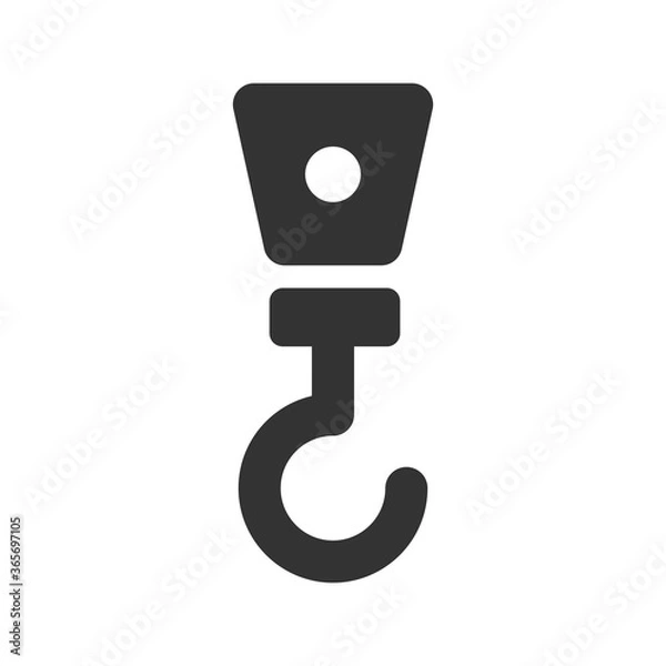 Fototapeta Crane hook icon