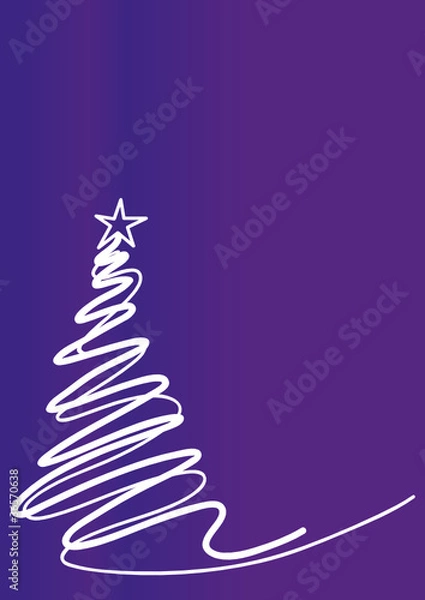 Fototapeta Weihnachtskarte