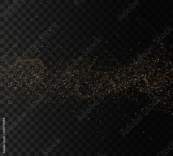 Obraz Glitter gold dust