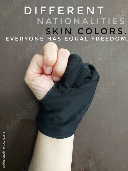 Obraz hand with boxing gloves