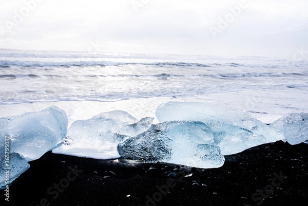 Obraz  Dimond beach Iceland 