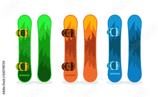Obraz snowboarding board
