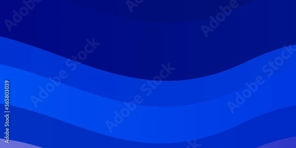 Fototapeta Dark Pink, Blue vector texture with curves. Colorful abstract illustration with gradient curves. Pattern for websites, landing pages.
