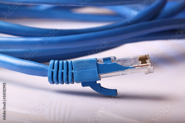 Fototapeta Computer Network Cable